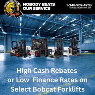 Rebate Offers on Bobcat Forklifts