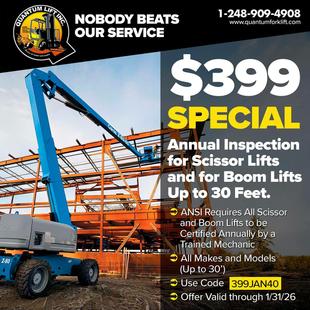 Boom Lift Inspection Special